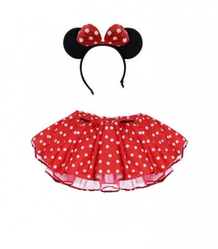 TUTU INF. C-VINCHA 3PCS MINNIE ROJO 139134