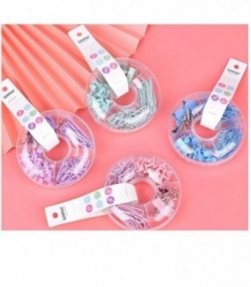CLIPS 4MOD 90PCS KIT COLOR WEIBO RED.PLAST WB-6607