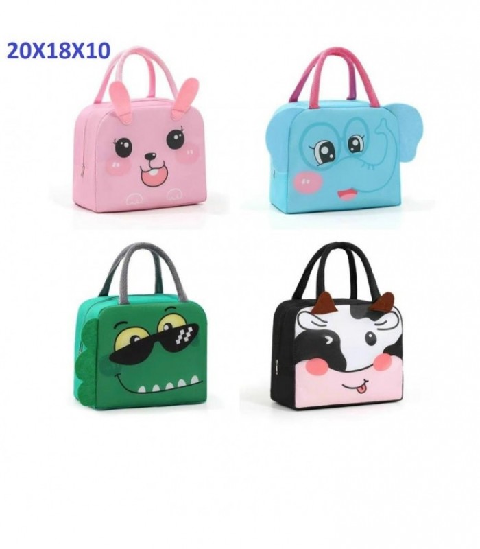 BOLSO TERMICO DE MANO 20X18X10CM ANIMAL 140543