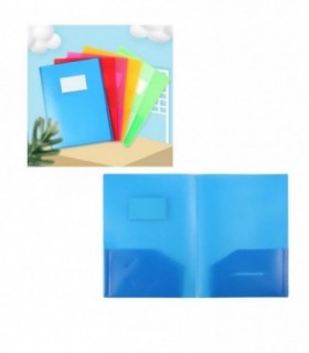 CARPETA TRANSPARENTE COLOR.4C KT-6131
