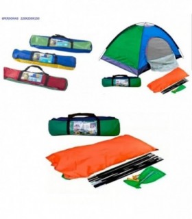 CAMPING 6 PERSONA 220X250X150CM COLOR. 141122