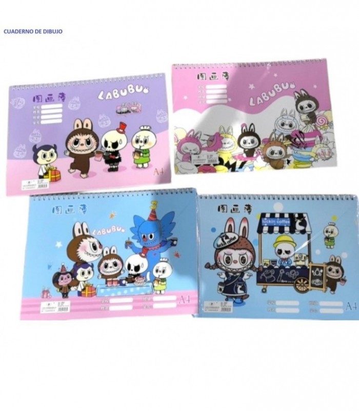 CUADERNO DE DIBUJO LABUBU 4D TH88