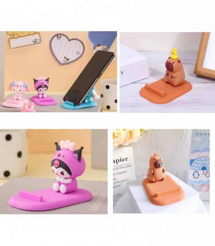 PORTA CELULAR PLAST.CAPYBARA-KUROMI-MELO 141159