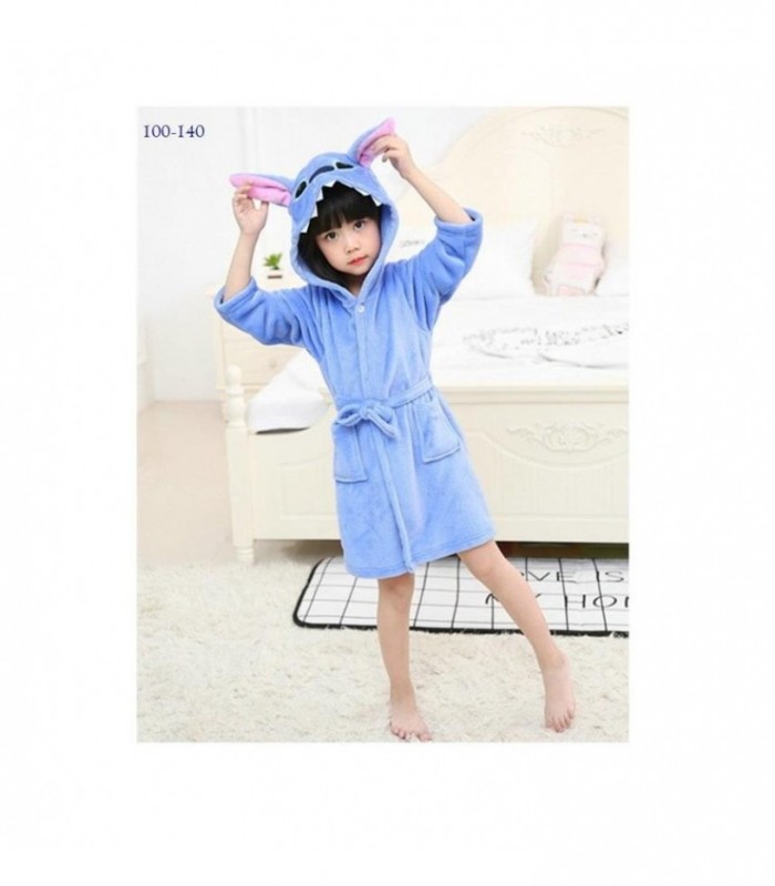 SALIDA DE BAÑO INF.STITCH AZUL 140218