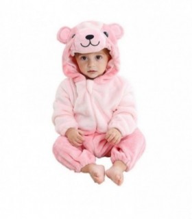 MACACON BEBE OSO ROSA C-CIERRE 140230