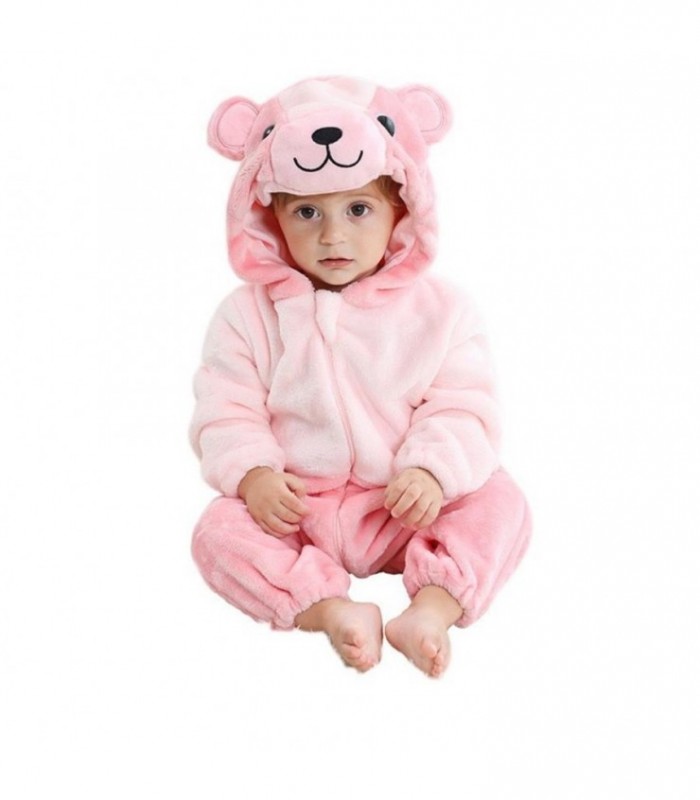 MACACON BEBE OSO ROSA C-CIERRE 140230