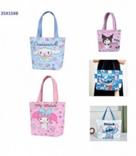 NECESER KUROMI-MELOD-CINA-STITCH  25X15X8CM 140574