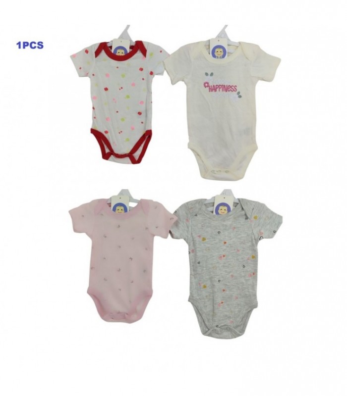 BODY 1PC BEBE MG CORTA NENA 0-3 A 6-9 C-PER 141746