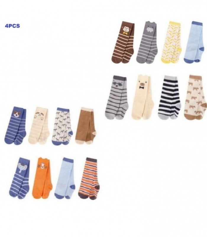 MEDIA DE BEBE 4PCS 0-6M NENE  ANIMAL 141751