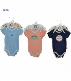 CONJ.3PCS BEBE NENE BODY C-PERCHA 0-3 A 12M 142308