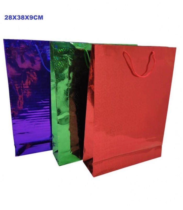 BOLSA DE REGALO C-BRILLO 29X38X9CM 4C 105061-38