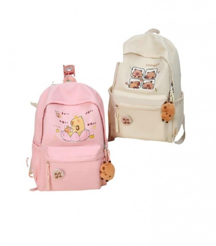MOCHILA C-LLAVERO CAPYBARA 43X12X31CM 3C 141050
