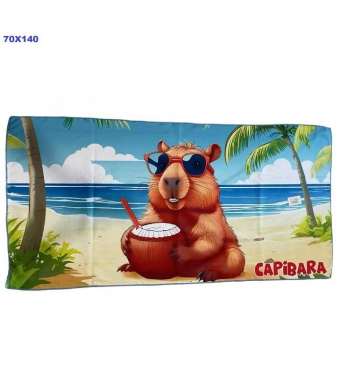TOALLA DE BAÑO CAPYBARA 70X140CM 142197