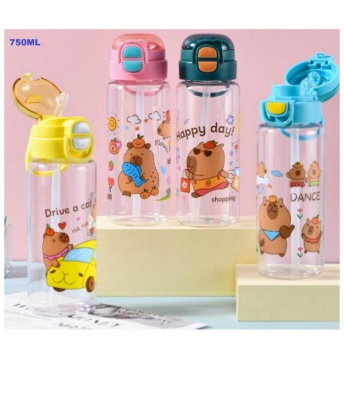 GARRAFA D-PLASTIC.750ML CAPYBARA C-PICO 142207
