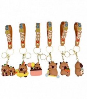 LLAVERO GOMA CAPYBARA 6M 142323