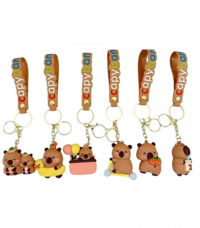 LLAVERO GOMA CAPYBARA 6M 142323