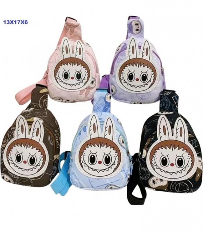 MOCHILA COSTADO LABUBU 13X17X6CM 142461
