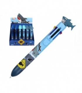 BOLIGRAFO SHARK 8 COLORES TIBURON ZF3703