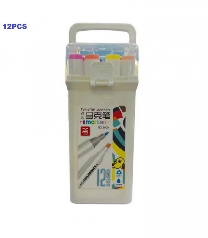 PINCEL 12PCS DOBLE PUNTA TWIN 1009-12
