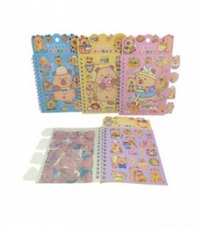 ADESIVO CUADERNITO CAPYBARA  143006 YKK-001