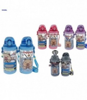 GARRAFA DE AGUA 550ML CAPYBARA PLASTIC. V4022
