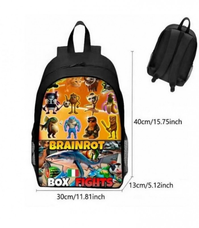 MOCHILA TRALALERO TRALALA 40X30X13 BRAIN 143106