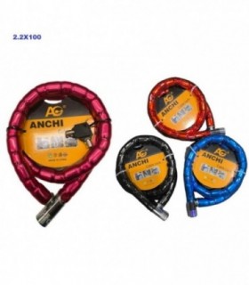 CANDADO P-MOTO 2.2X100CM GRUESO 142865