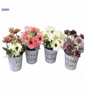 PLANTA RTIFICIAL C-PLANTERA 20X9CM 6C 142337