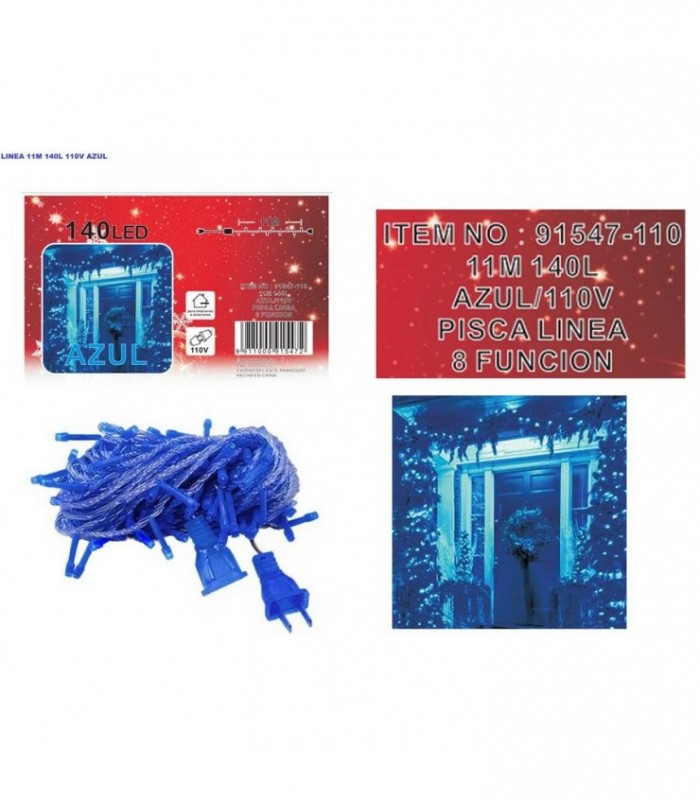 PISCA 1 LINEA 11M 110V 140L AZUL 91547-110