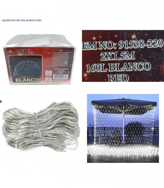 PISCA 3 RED 2X1.5M 220V 160L BLANCO 91538-220