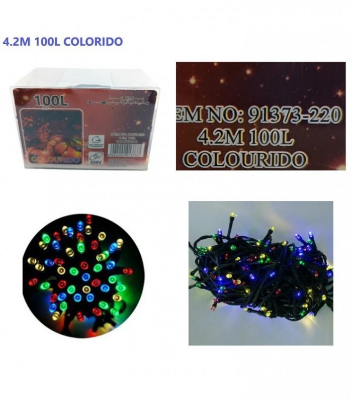 PISCA 1 LINEA 4.2M 220V 100L COLORIDO 91373-220