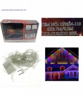 PISCA 2 LLUVIA 6X0.7X0.3M 110V 200L COLORIDO 12765