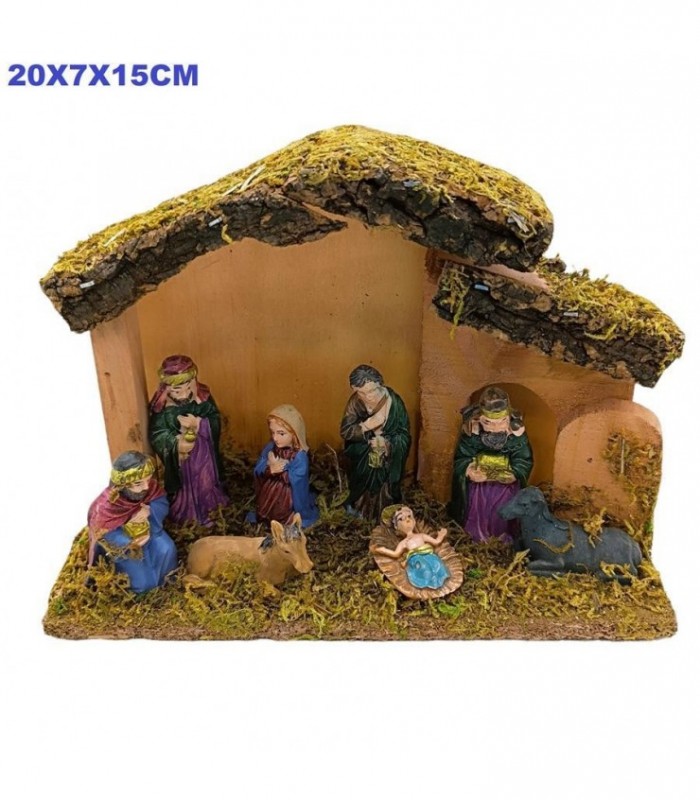 PESEBRE DE NAVIDAD 20X7X15CM 127733