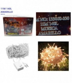 PISCA 1 LINEA 11M 220V 140L AMARILLO MUSICAL 13306