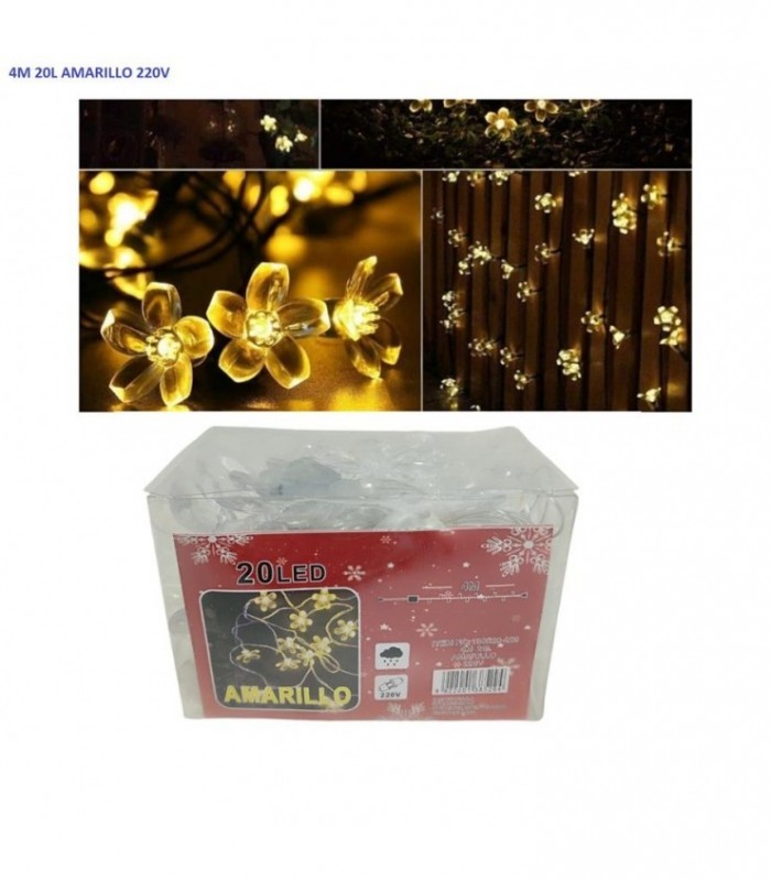 PISCA 1 LINEA 4M 220V 20L AMARILLO FLOR 138529-220