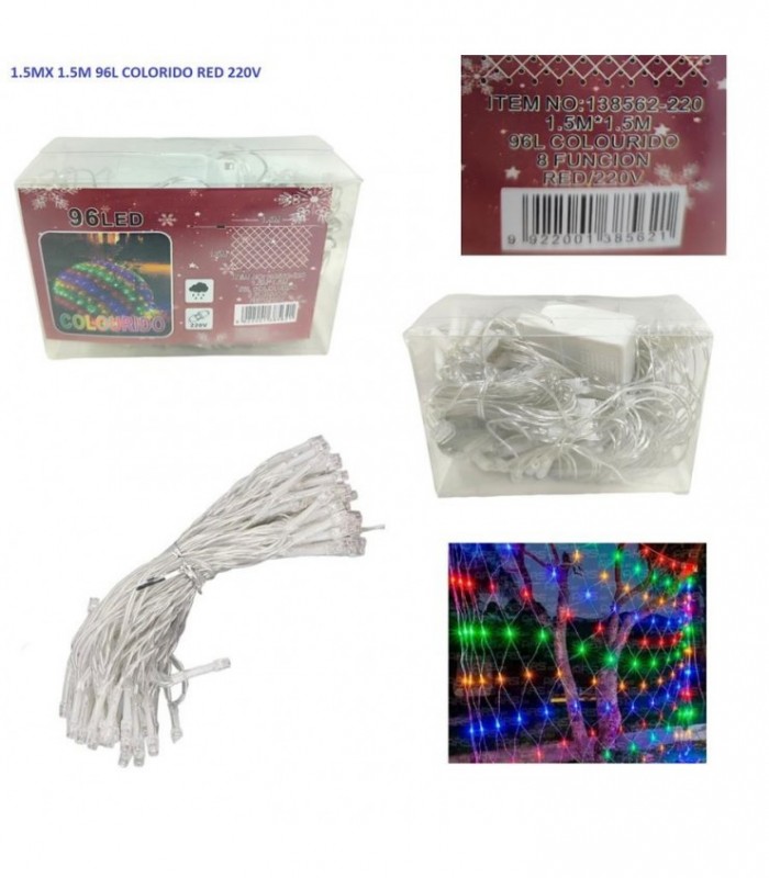 PISCA 3 RED 1.5X1.5M 220V 96L COLORIDO 138562-220