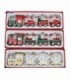 ADORNO DE NAVIDAD 20X5.5CM TREN 4PCS MADERA 141928
