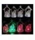 VELADOR NAVIDAD 6X6X12CM PESEBRE 4M A PILA 141992
