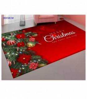 TAPEDE DE NAVIDAD 38X58CM MERRY CHRISTMA 141994