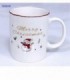 TAZA DE NAVIDAD PORCELANA 15.8CM BLANCO 142022