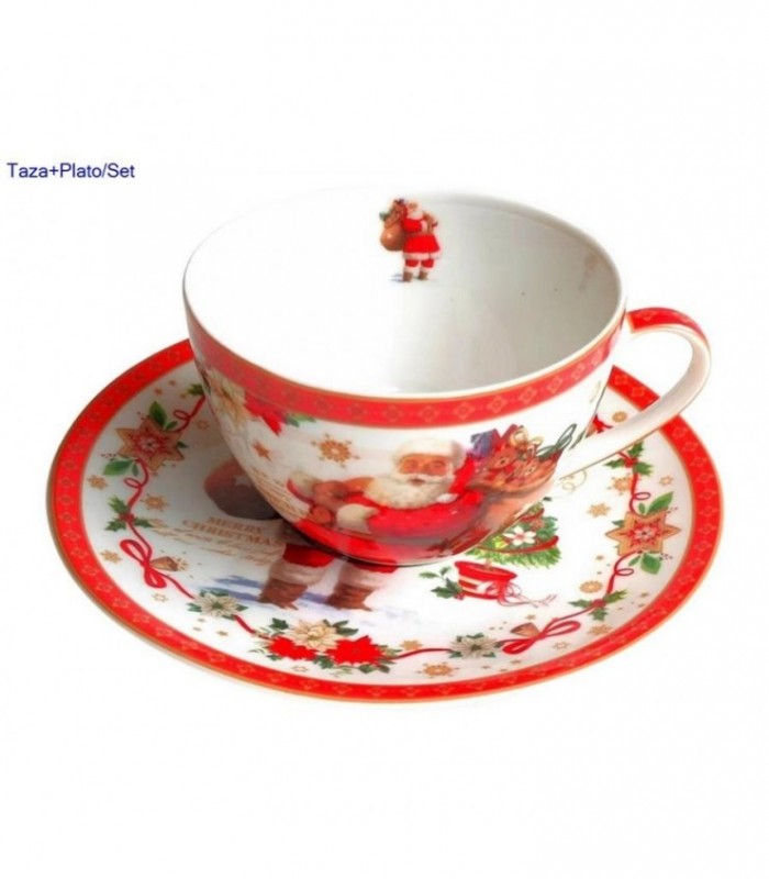 TAZA C-PLATILLITO DE NAVIDAD 2PCS PEQ 142023
