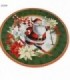 PLATO DE NAVIDAD PORCELANA 25.5CM 142039