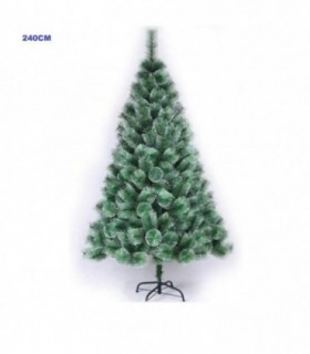 ARBOL 2 NAVIDEÑO 240CM NIEVE P.METAL 138776-240