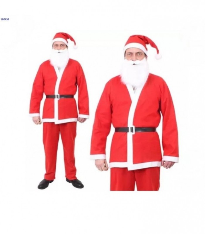 ROPA NAVIDEÑO PAPA NOEL 180CM 103623