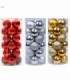 PELOTA DE NAVIDAD 4CM 20PCS PBC RED 120725