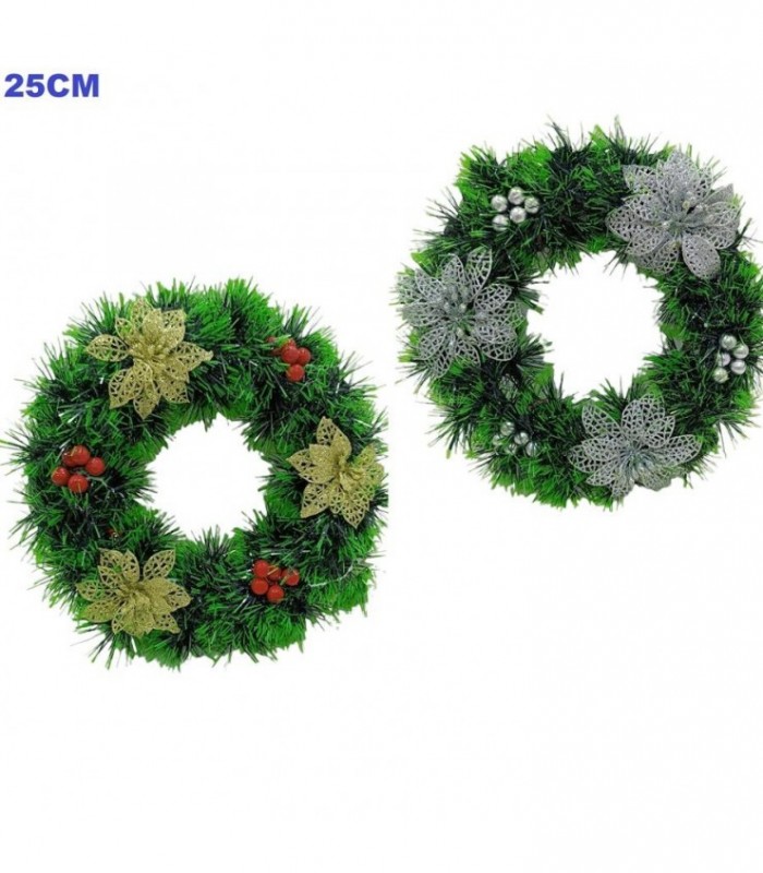 ADORNO DE PUERTA 25CM NAVIDEÑO C-FLOR 127477