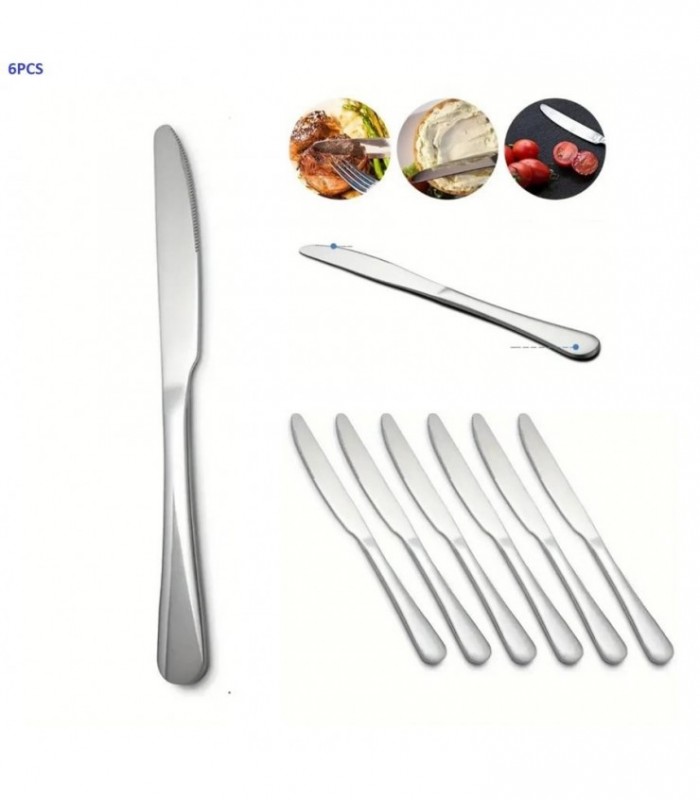 CUCHILLO INOX 6PCS 139373