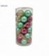 PELOTA DE NAVIDAD 4CM 30PCS COLOR. 141805