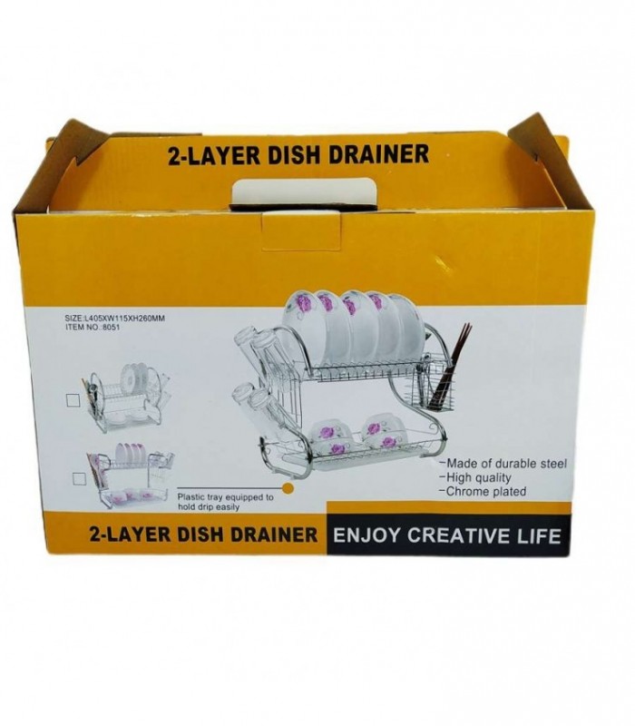 PORTA CUBIERTOS INOX ENJOY 2 ANDAR110800