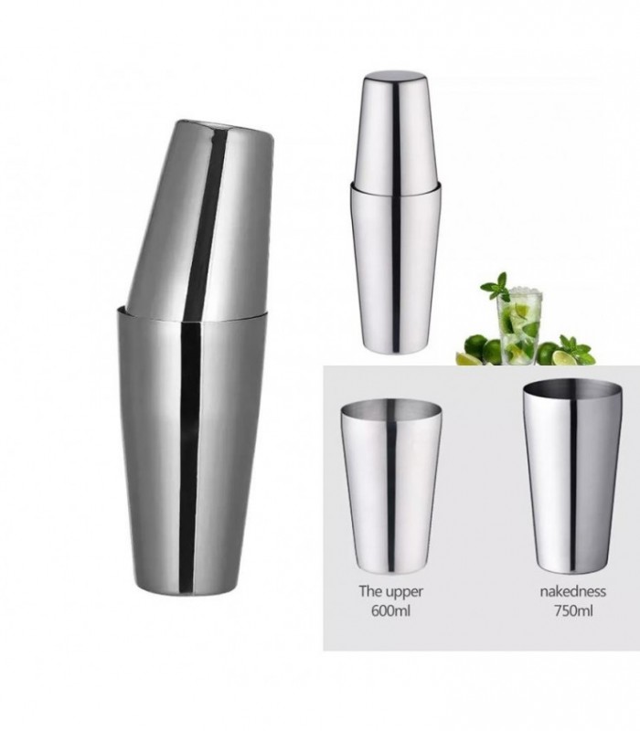 VASO INOX 600-750ML P-COCKTEL 2PCS 127949
